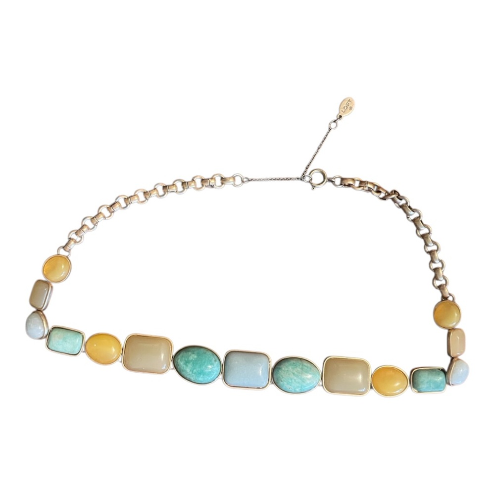 Ann Taylor Loft Gemstone Color-block Necklacece